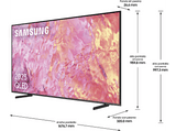 TV QLED 75 - Samsung TQ75Q64CAUXXC, UHD 4K, Quantum Processor Lite 4K, Smart TV, DVB-T2 (H.265), Negro