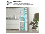 Frigorífico combi - LG GBBS726BPY, Total No Frost, 203 cm, 375 l, Inox antihuellas