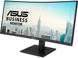 Monitor - ASUS VA34VCPSN, Curvo, 34, QHD, 4 ms, 100 Hz, HDMI, Negro