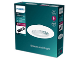 Ventilador de techo - Philips Amigo 42+20 W, Luz LED, Regulable, Mando a distancia, Blanco