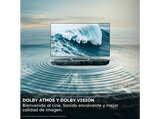 TV QLED 65 - Haier Q80F Series H65Q80FUX, Smart TV (Google TV), HDR 4K, Direct LED, Dolby Atmos-Vision, Gaming 120 Hz, Plata