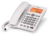 Teléfono - SPC Telecom Office ID 2, Análogo, Mute, Identificación de Llamada, Pantalla Iluminada, 4 Memorias Directas, Blanco