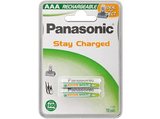 Pilas - Panasonic AAA Recargables, 750 mAh, 1.2V