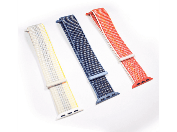 Pack Correas - Friendly License Loop Deportivo, Apple Watch 38/40/41 mm, Blanco, Azul, Rojo