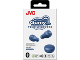 Auriculares True Wireless - JVC Gumy Mini HA-A6T, Control táctil, Autonomía 23 horas, Compatible con asistente de voz, IPX4, Azul + Estuche de carga