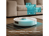 Robot aspirador - Cecotec Conga M60 Pearl, Navegación láser, 13000 Pa, hasta 200 min, App, Bluetooth y WiFi 2,4 GHz, depósito 350 ml/460 ml, Pearl