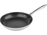 Sartén - Jata Hogar HSAR2122, Acero inoxidable, 22 cm, Fondo difusor Full Induction, Inox