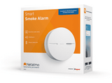 Detector de humo - Netatmo NSA-EC, Autonomía de 10 años, Alarma de Humo, Prueba Automatica, Blanco