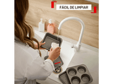 Accesorio Freidora - Moulinex Dail'Easy J702S504, Set de 5 piezas para freidora de aire, Mangos ergonómicos, 4.6 L, Revestimiento antiadherente, Gris
