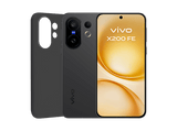 Móvil - Vivo X200 FE, Black Lux, 512 GB, 12GB RAM, 6.31 AMOLED, MediaTek Dimensity 9300+, Batería BlueVolt XXL de 6500mAh, IP68/IP69