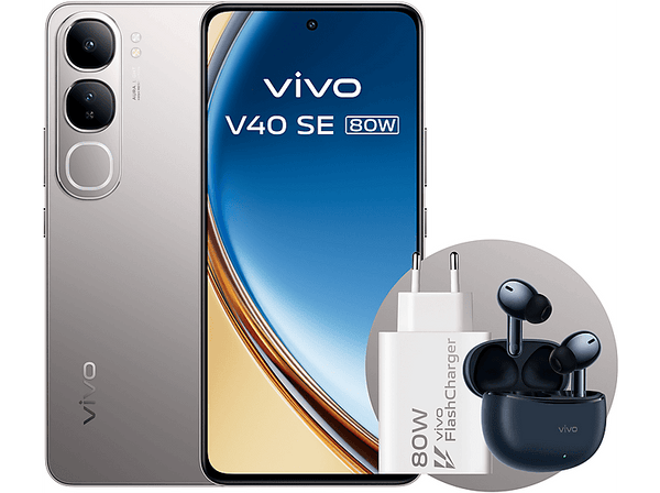 Móvil + Auriculares + Cargador 80W - vivo V40 SE 80W 5G 126787