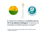 Recambio para cepillo dental - Philips Sonicare Premium All-in-One HX9092/87, 2 Cabezales de recambio, Control antiplaca, A3 Soft, Blanco