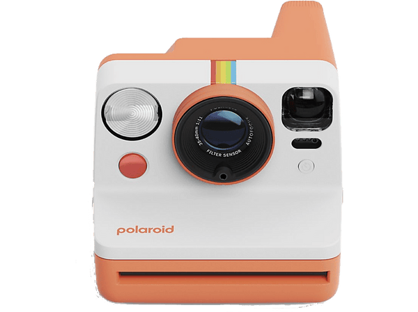 Cámara instantánea - Polaroid Now Generation 3, Temporizador automático, Flash preciso, Coral
