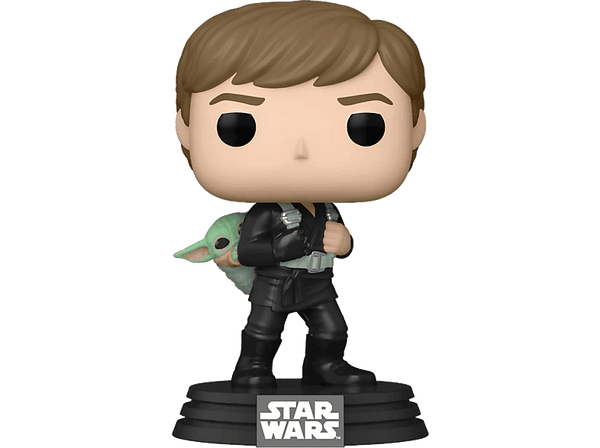 Figura - Funko Pop! Book of Boba Fett: Luke SkyWalker & Grogu, Multicolor