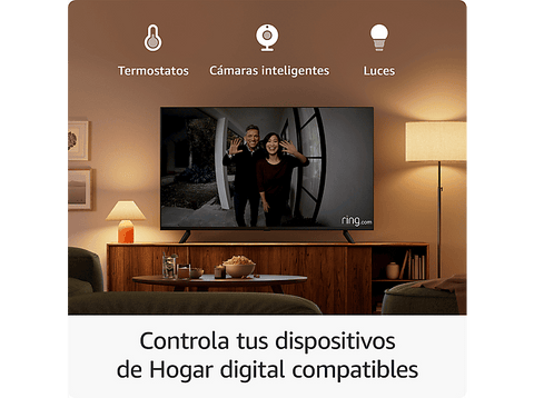 Reproductor multimedia - Amazon Fire TV Stick 4K Select (2025), Mando por voz Alexa, Reproduce contenido 4K streaming, TV gratuita y en directo, Negro