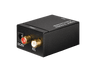 Cable audio - ISY IAU-1005, Conversor, Toslink/Coaxial Audio in a Coaxial Audio out, Plug & Play, Negro