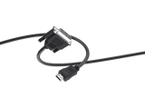 Cable HDMI - ISY IDV-5001, 1.5m, DVI a HDMI, Resolución 4096 x 2160 (4K) píxeles, Negro