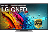 TV QNED 55 - LG 55QNED86T6A, UHD 4K, Procesador Inteligente 4K α8, Smart TV, DVB-T2 (H.265), Negro grafito