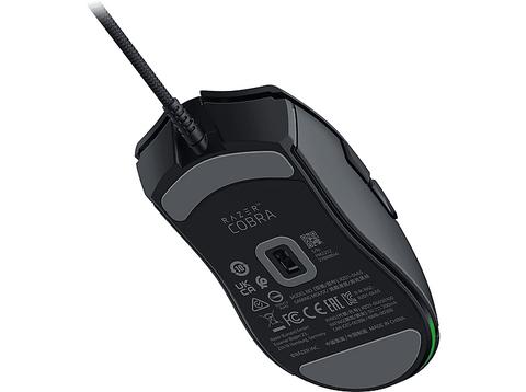 Ratón - Razer Cobra, Por cable, 8 botones programables, 8500 ppp, Iluminación RGB, Negro