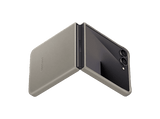 Funda móvil -  Samsung, Para Samsung Galaxy Z Flip7, Cuero Vegano, Marrón