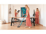 Aspirador escoba - Cecotec Conga Rockstar 880 X-Treme, 3 en 1, 480 W, 100 min, Cepillo Jalisco, Incluye accesorio para tapicerías, Negro y azul
