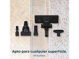 Aspirador sin bolsa - Cecotec Conga Rockstar Cyclonic XL ProAnimal, Potencia 900 W, Depósito 2.8 L, Doble filtro HEPA, 5 accesorios, Blue