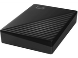 Disco duro externo 6TB - WD My Passport, Portátil, HDD, USB 3.2, Funciona con Chromebook, Negro