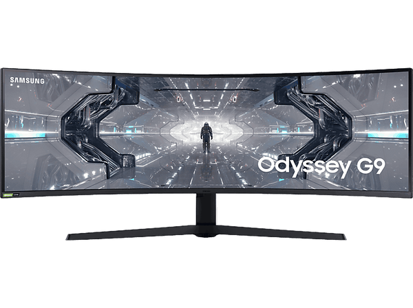 Monitor gaming - Samsung Odyssey G9 LC49G95TSSPXEN, 49", QHD, 1 ms, 240Hz, Curvo, Puerto de Pantalla 1.4, HDMI, USB, Negro