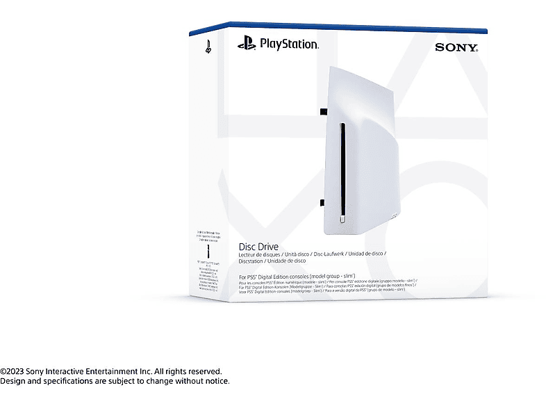 Accesorio PS5 - Ardistel Unidad de disco para la versión digital de PS5®, Blanco