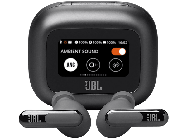 Auriculares True Wireless - JBL Live Beam 3, 48 h Autonomía, Cancelación de Ruido, IP54, Black