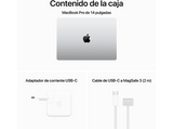 Apple MacBook Pro (2023) MRX73Y/A, 14,2, Chip M3 Max, CPU de 16 núcleos, GPU de 40 núcleos, 128 GB RAM, 4TB de SSD, macOS, Plata