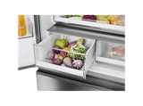 Frigorífico americano - Haier FD 83 HFR7819ENGC Cristal, No Frost, 190 cm, 504 l, My Zone Plus, Daylight, Glass Inox Look