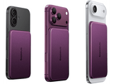 Powerbank - Baseus Picogo Air AM71, 5000 mAh, 22,5W, Carga inalámbrica 15W, USB-C, Ultrafina, Certificado CCC, Dark Cherry