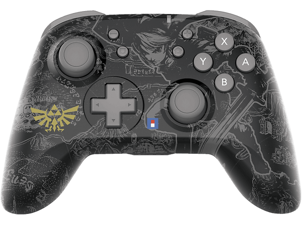 Mando - Hori Wireless HORIPAD The Legend of Zelda™ Edition, Para Nintendo Switch, Inalámbrica, Con acelerómetro y giroscopio