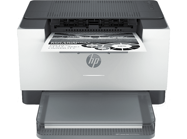 Impresora láser - HP Laserjet M209dw, B&N, Wi-Fi, Doble Cara Automática, HP Smart App, 29 ppm, Blanca y Gris