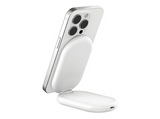 Cargador móvil inalámbrico - Belkin WIB007VFWH, Compatibilidad con Dispositivos que funcionen Estándar Qi2, 15W, Blanco