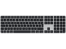 Apple Magic Keyboard, Con Touch ID y teclado numérico, Teclas Negras, Español, Bluetooth, Gris