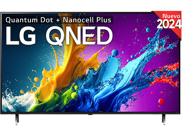 TV QNED 55" - LG 55QNED80T6A, UHD 4K, Procesador Inteligente 4K α5, Smart TV, DVB-T2 (H.265), Negro