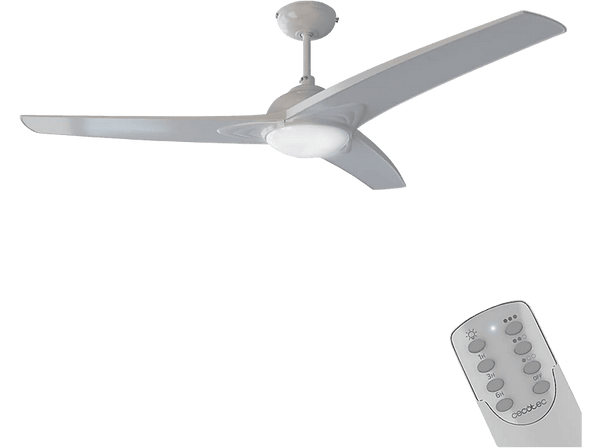 Ventilador de techo - Cecotec EnergySilence Aero 560, 60 W, 3 Aspas, 3 Velocidades, Cool&Heat System, Gris