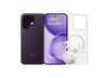 Móvil - OPPO Bundle Reno16, Púrpura Negro, 512GB, 8GB RAM, 6.32" AMOLED, Qualcomm  Snapdragon® 7 Gen 4, 6000mAh, Incluye Funda, Auriculares y Cargador
