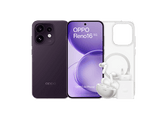 Móvil - OPPO Bundle Reno16, Púrpura Negro, 512GB, 8GB RAM, 6.32 AMOLED, Qualcomm  Snapdragon® 7 Gen 4, 6000mAh, Incluye Funda, Auriculares y Cargador