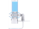 Micrófono - HYPERX QuadCast 2, USB, Sensor para silenciar, Indicadores LED, Blanco
