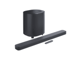 Barra de sonido - JBL Bar 500MK2, Potencia 750 W, Canales 5.1, Dolby Atmos y DTS Virtual:X, Multibeam 3.0, Wifi, Subwoofer Inalámbrico, Negro