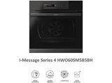 Horno - Haier Series 4 HWO60SM5B5BH, 70l, Multifunción, Limpieza por Aquálisis, 55cm, Wi-Fi, Sonda térmica, Negro