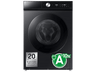 Lavadora secadora - Samsung WD90DB8B85GBU3, 9kg, 6 kg, QuickDrive™, AI EcoBubble™, Negro