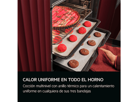 Horno - AEG TU5AB20WSK, Multifunción, Limpieza por agua, 72 l, Display LED, 60 cm, Negro