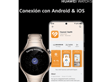 Smartwatch - Huawei Watch 5, 42 mm, 32 GB, NFC, Llamadas celulares eSIM, Beige + FreeBuds6I