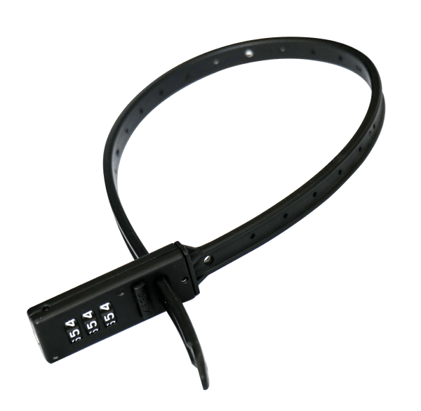 Candado - Beetle Helm Mini, 56 cm, 3 dígitos, Plástico endurecido, Negro