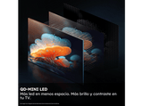 TV Mini LED 55 - Haier M80 Series H55M80FUX, Smart TV (Google TV), HDR 4K, Dolby Atmos, Gaming 120Hz, Altavoces con Sonido KEF, Negro