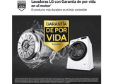 Lavadora carga frontal - LG F0P3CYV2W, 20 kg, 1000 rpm, 14 programas, TurboWash™ 360˚, Steam™, Blanco